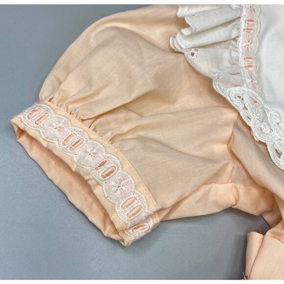 VTG Lilo California Full Circle Dress Girls Sz 5 Pageant Ruffled Tiered Party - Picture 7 of 12